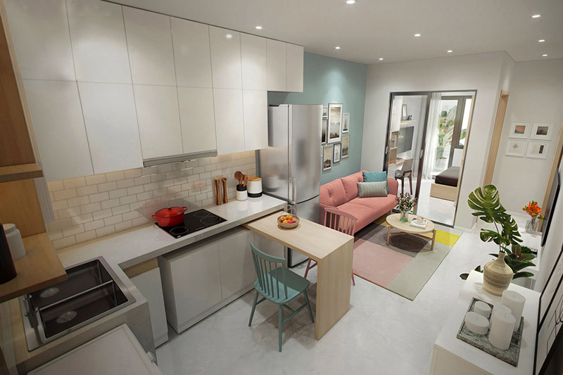 Thiết kế nội thất chung cư 60m2 đẹp HCM – Giải pháp tối ưu không gian sống 3 Thiết kế nội thất chung cư 60m2 đẹp HCM