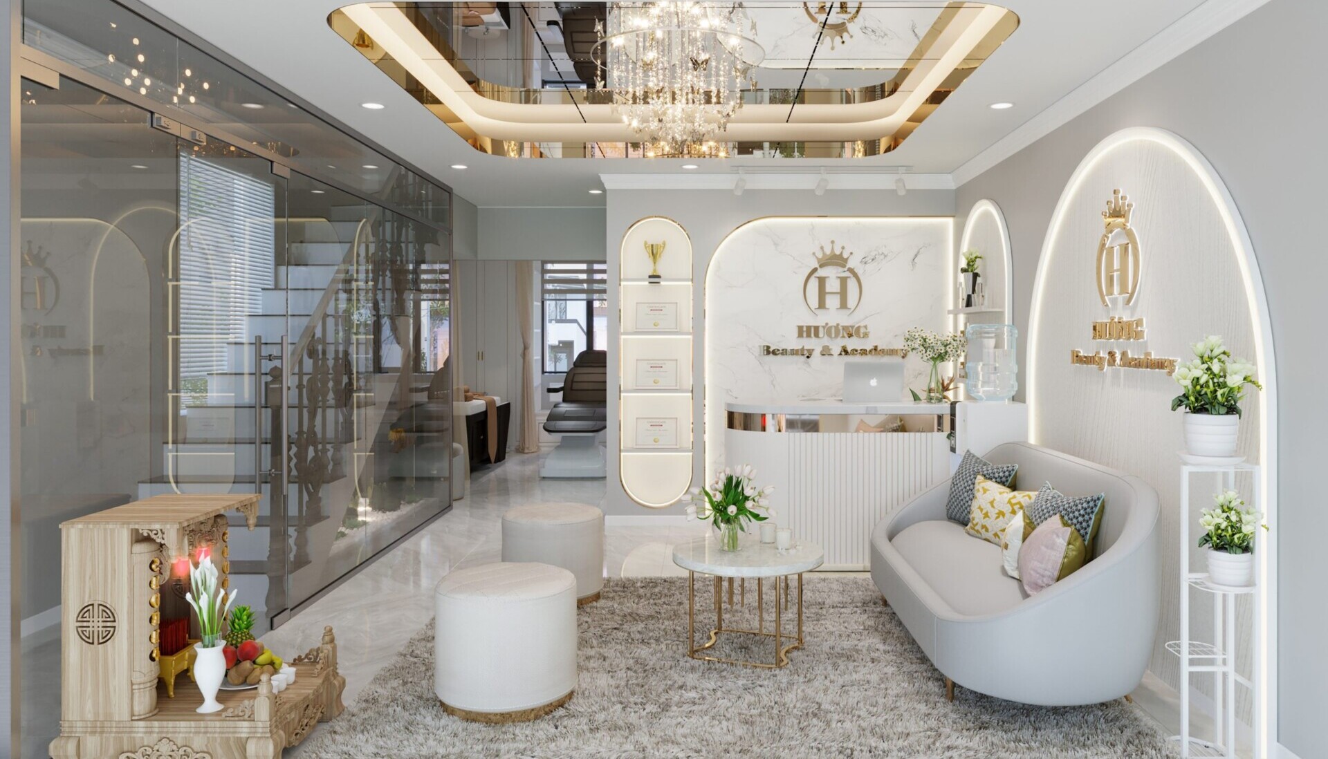 Thiết kế thi công Beauty chuyên nghiệp ở HCM