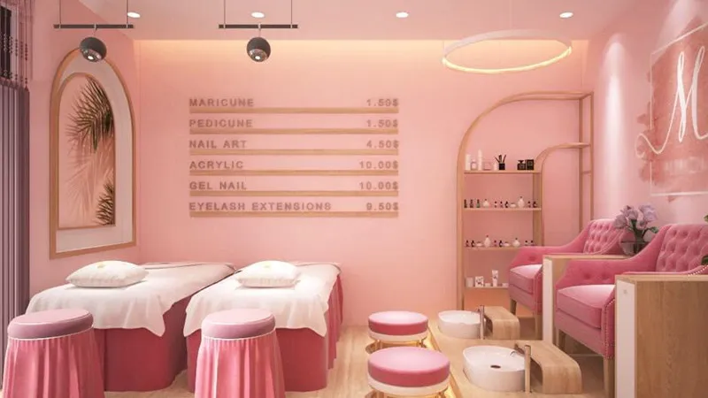 Thiết kế thi công Nails Room Hà Nội