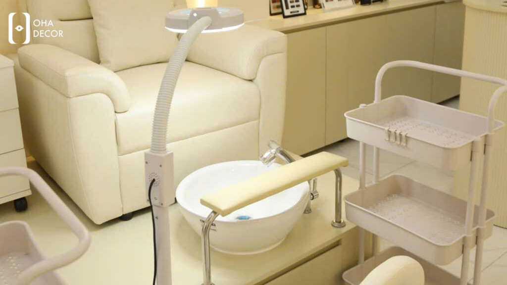 Mẫu Thiết Kế Thi Công Nails Room Hà Nội Đẹp Sang Chảnh Hot Nhất 2026 4 Thiết kế thi công Nails Room Hà Nội