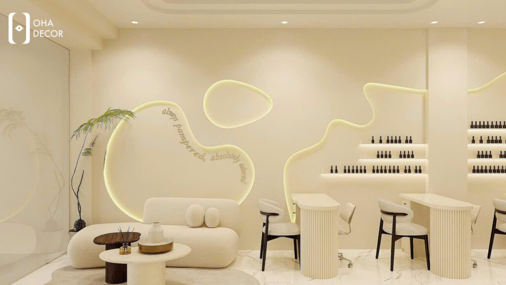Mẫu Thiết Kế Thi Công Nails Room Hà Nội Đẹp Sang Chảnh Hot Nhất 2026 5 Thiết kế thi công Nails Room Hà Nội