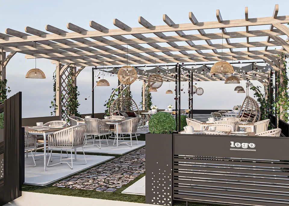 Thiết kế thi công quán Coffee hiện đại Huế