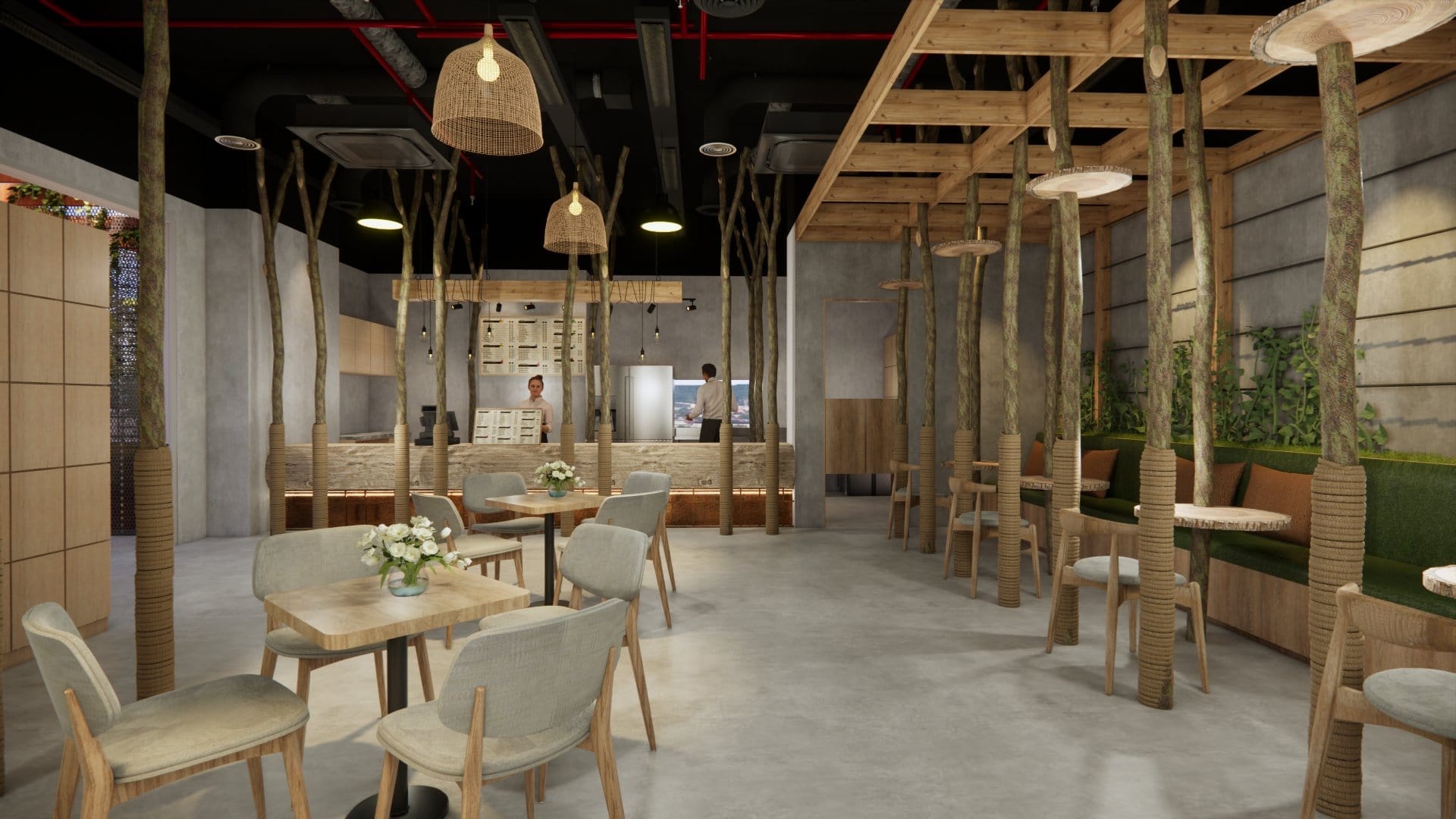 Thiết kế thi công quán Coffee theo yêu cầu Quảng Bình | Không gian đẹp kinh doanh hiệu quả 4 thiết kế thi công quán Coffee theo yêu cầu Quảng Bình