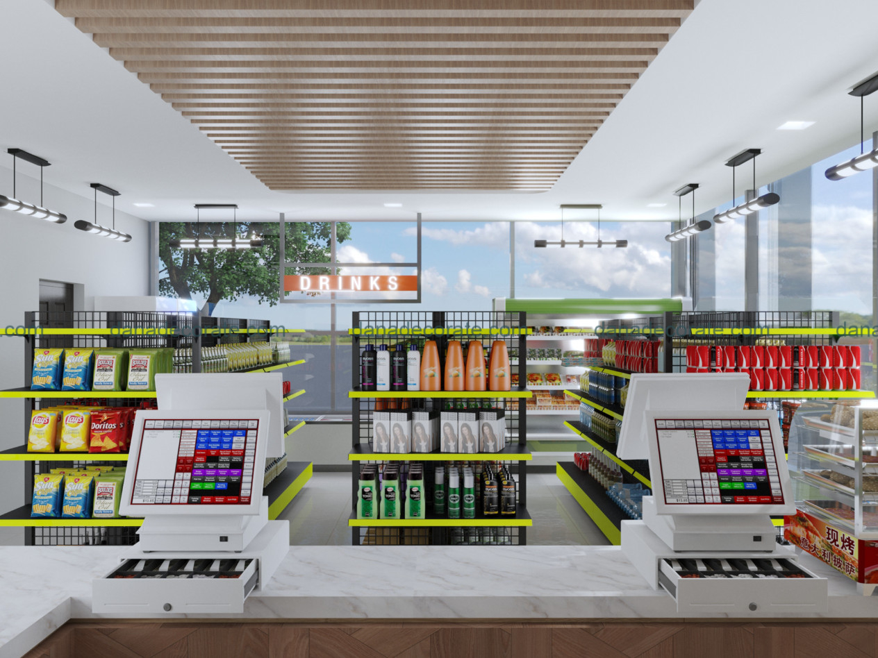 Thiết kế thi công siêu thị mini Quảng Bình