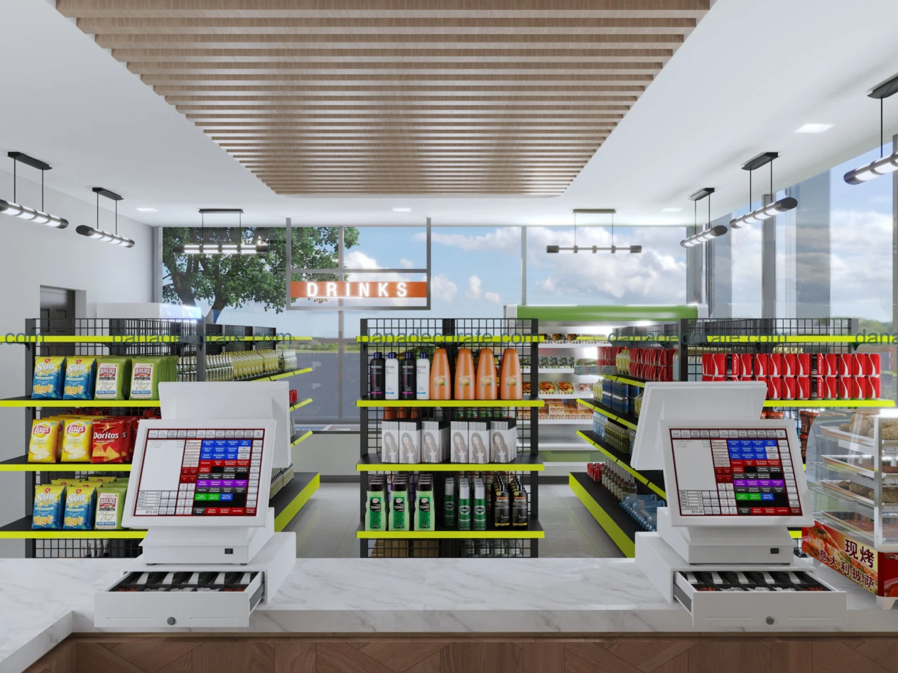 Thiết kế thi công siêu thị mini Quảng Bình