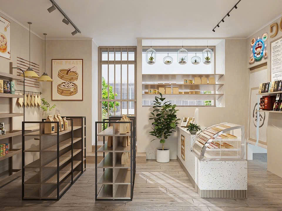 Thiết kế thi công tiệm bánh Hà Nội: 5 bí quyết thực tế giúp quán luôn đông khách 4 Thiết kế thi công tiệm bánh Hà Nội
