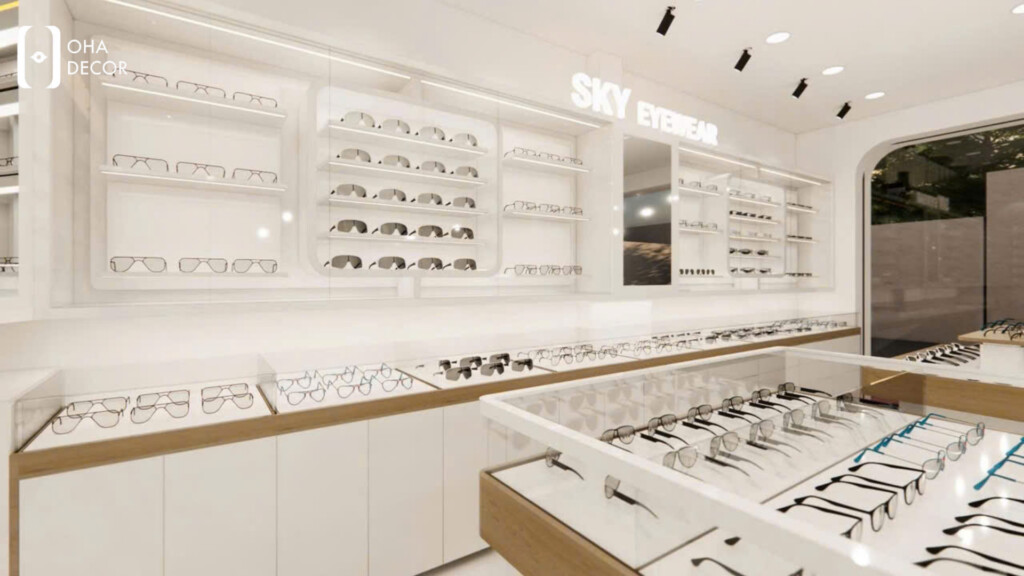 Bí Quyết Thiết Kế Thi Công Tiệm Mắt Kính Quảng Bình Đẹp Và Hút Khách 2026 5 thiết kế thi công tiệm mắt kính Quảng Bình