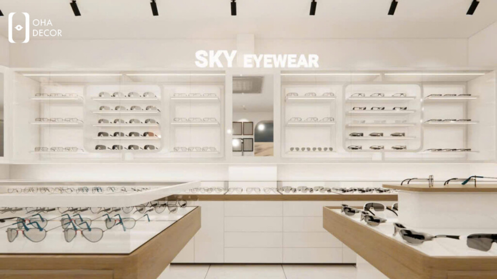 Bí Quyết Thiết Kế Thi Công Tiệm Mắt Kính Quảng Bình Đẹp Và Hút Khách 2026 4 thiết kế thi công tiệm mắt kính Quảng Bình