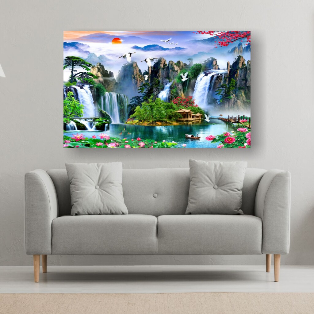 Tranh canvas tràn viền