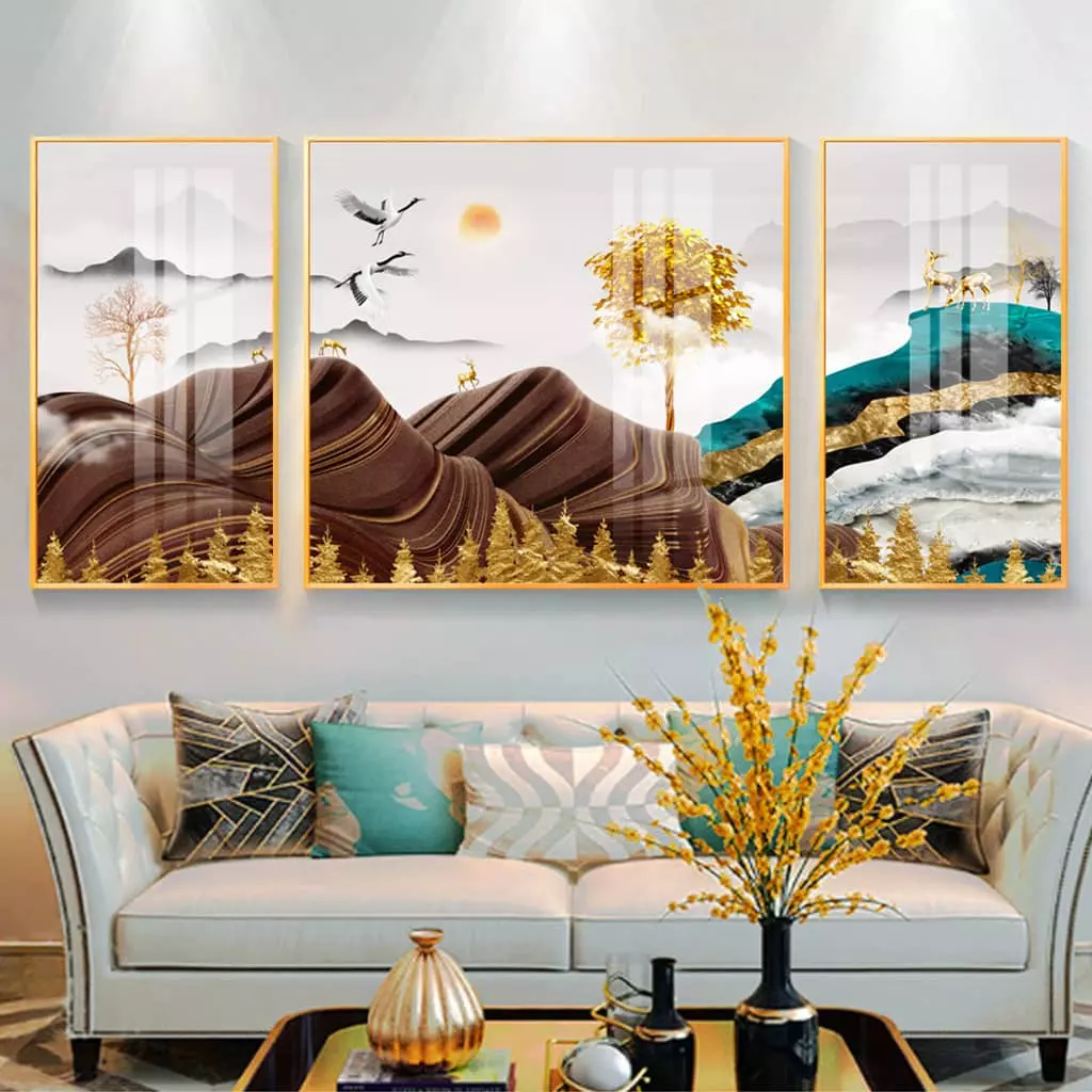 tranh canvas tràn viền