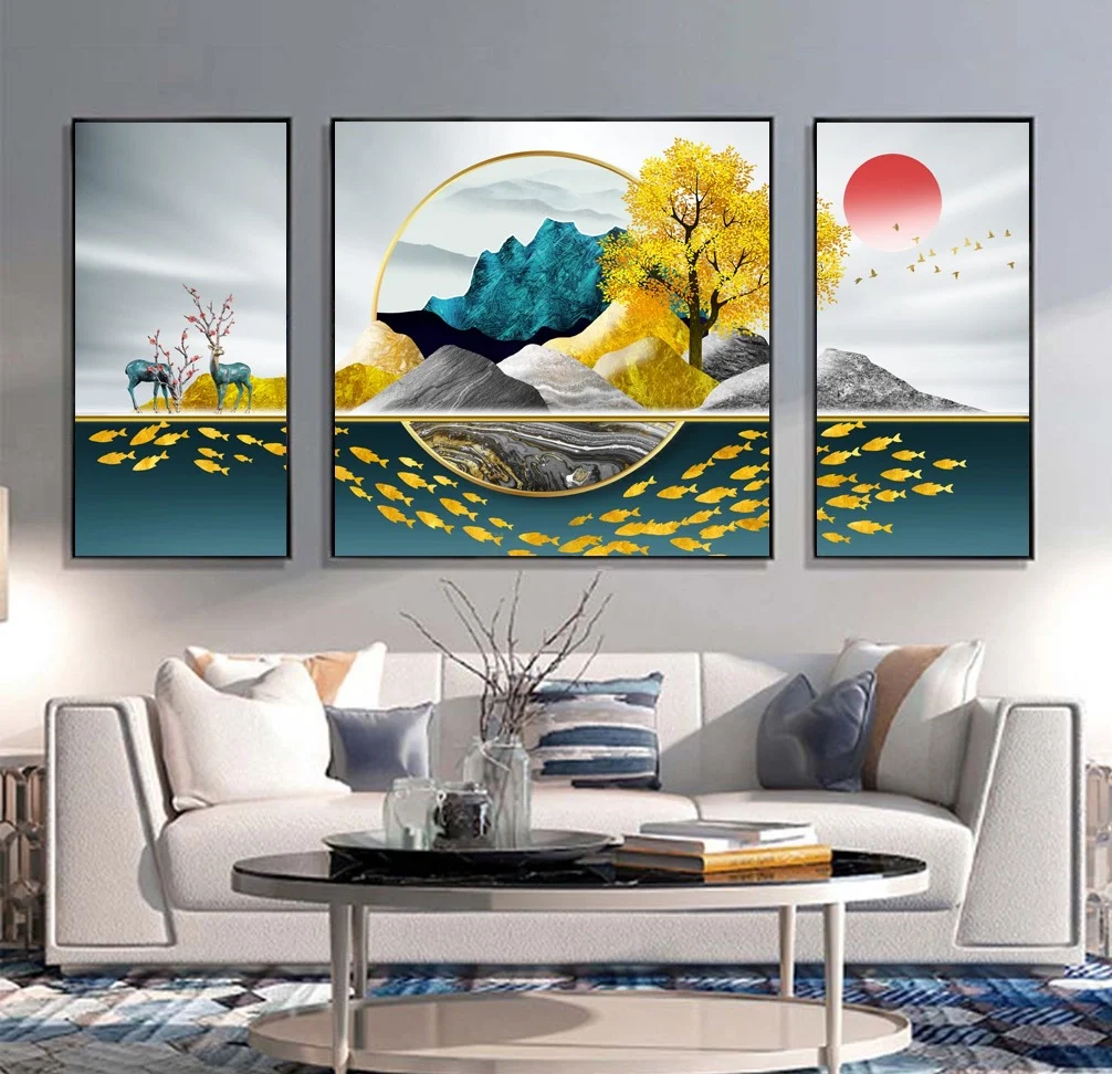 tranh canvas tràn viền