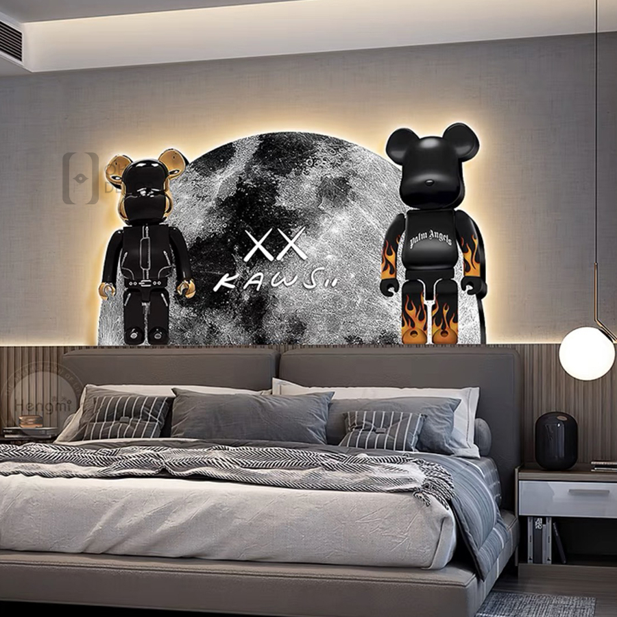 Tranh đèn Led BearBrick