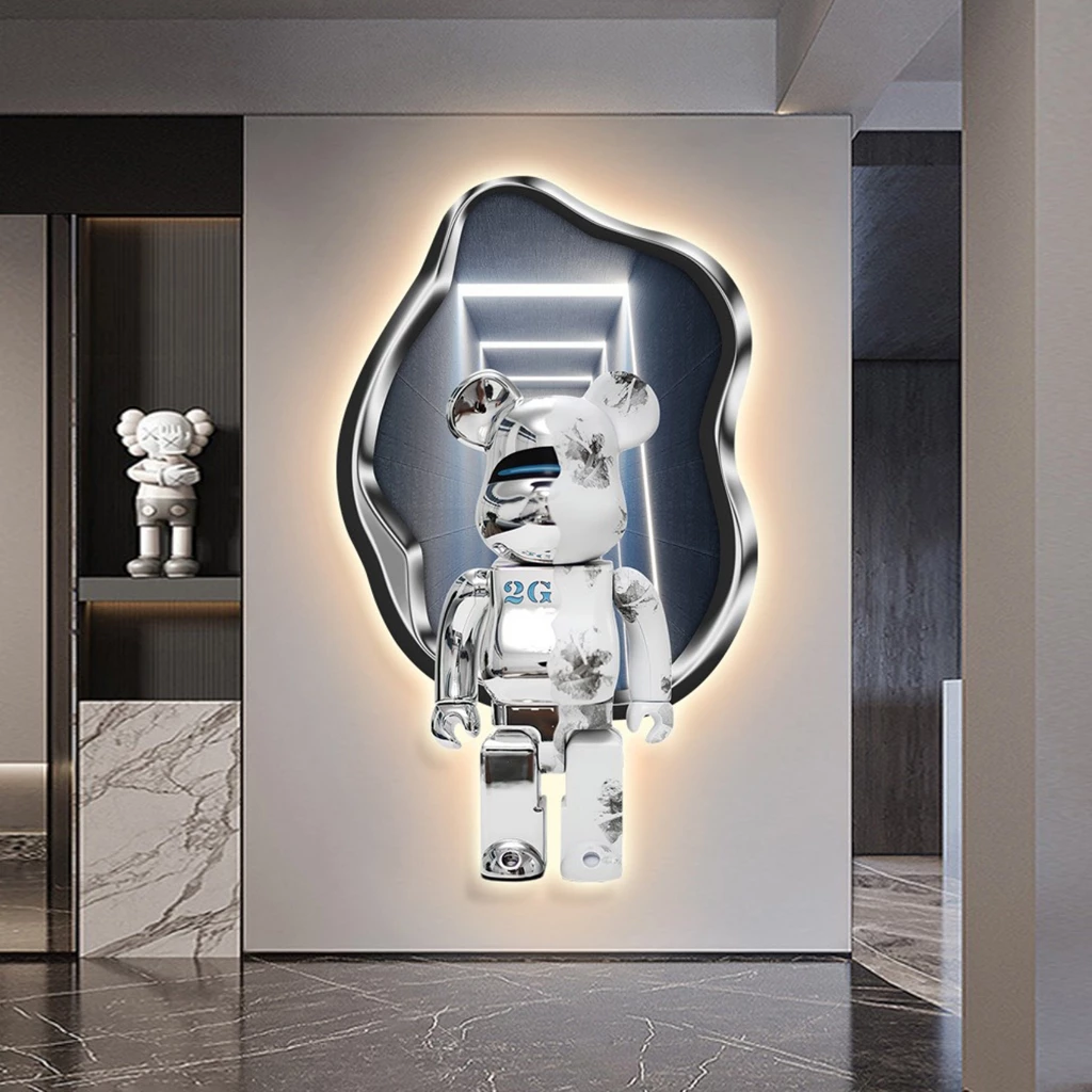 Tranh đèn Led BearBrick Sơn La