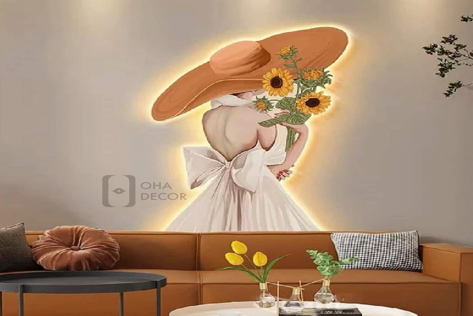 Tranh Đèn Led Trang Trí Tiệm Nail Ở Nghệ An