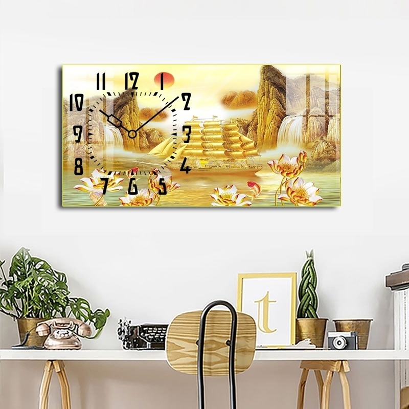 Tranh Nghệ An đồng hồ thuận buồm xuôi gió