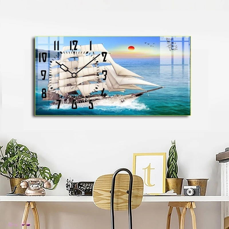 Tranh Nghệ An đồng hồ thuận buồm xuôi gió