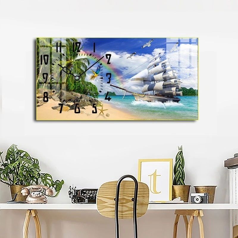 Tranh Nghệ An đồng hồ thuận buồm xuôi gió