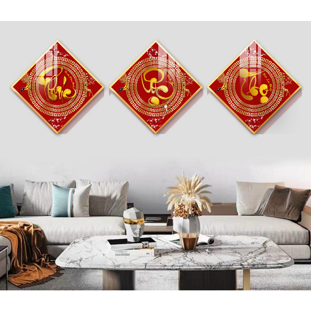 Tranh Phúc Lộc Thọ Tráng Gương ở Nghệ An