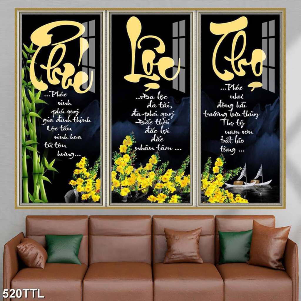 Tranh Tết Cùng Thần Tài Phúc Lộc Thọ Huế – Tạo không khí Tết ấm áp và phồn vinh năm 2026 4 Tranh Tết Cùng Thần Tài Phúc Lộc Thọ Huế