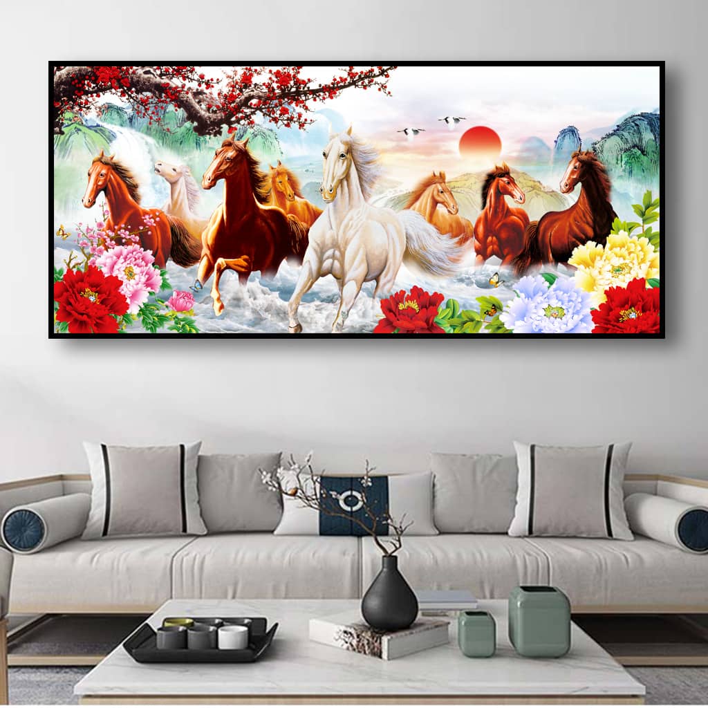 tranh tráng gương mã đáo thành công Nghệ An