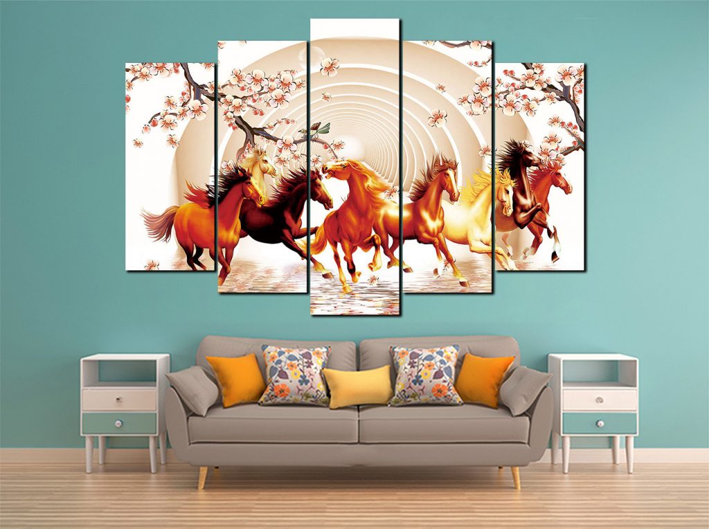 Tranh tráng gương mã đáo thành công theo bộ