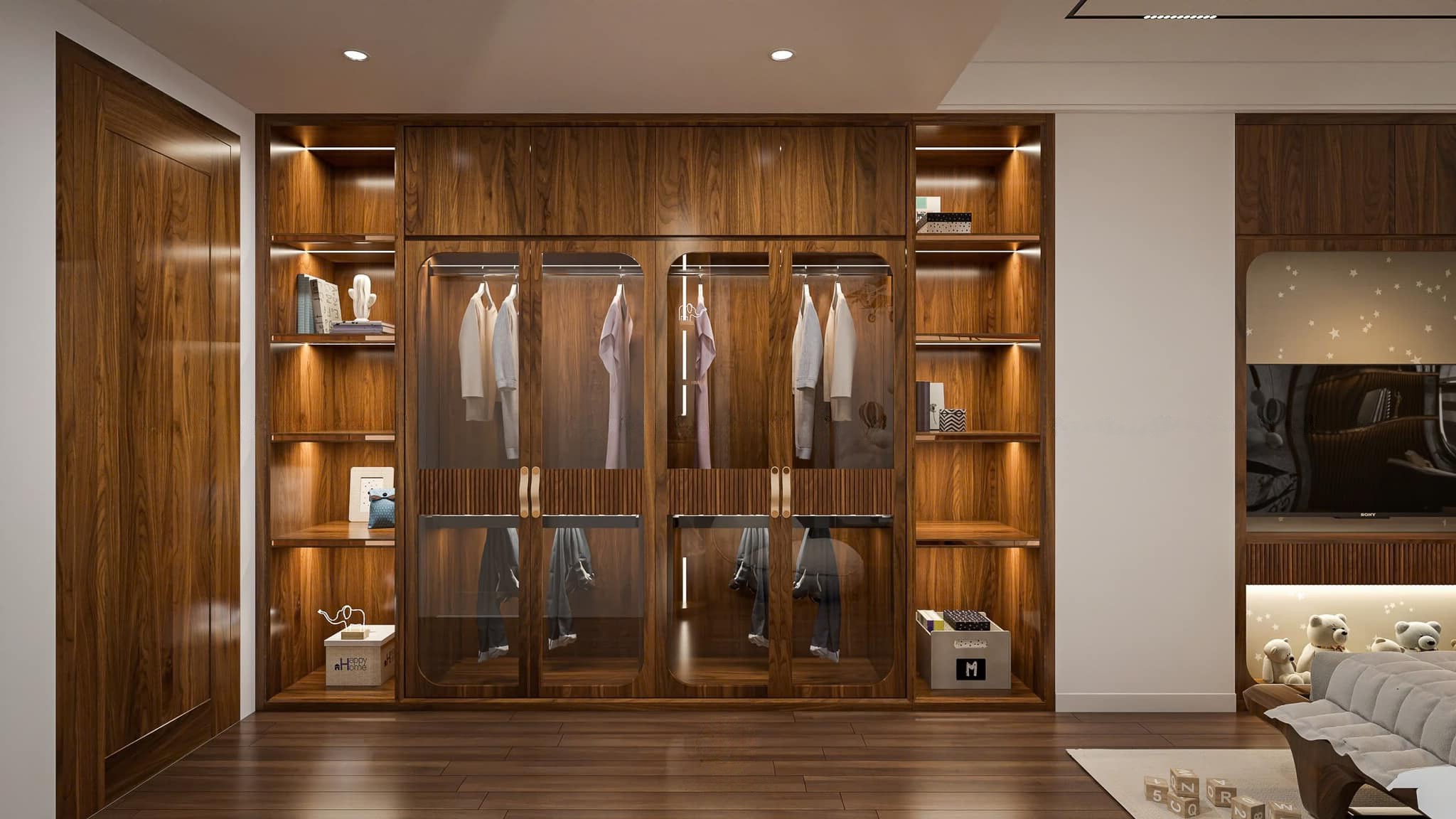 Tủ quần áo gỗ Hà Nôi