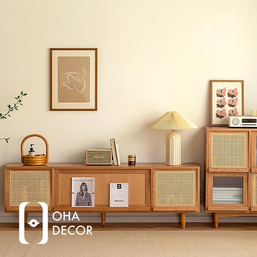 Tủ tivi kệ tivi gỗ tự nhiên