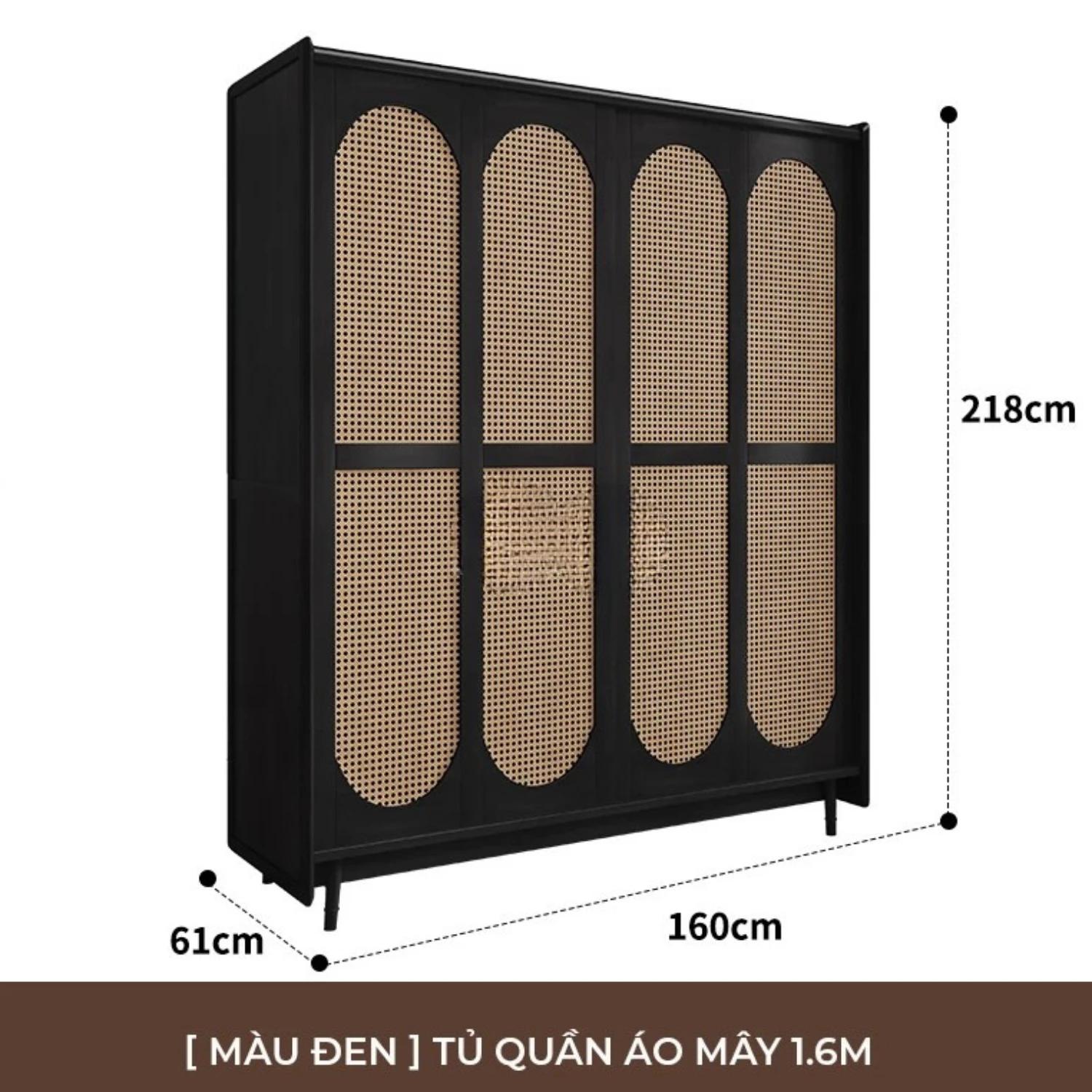Tủ treo quần áo đa năng gỗ tự nhiên HCM
