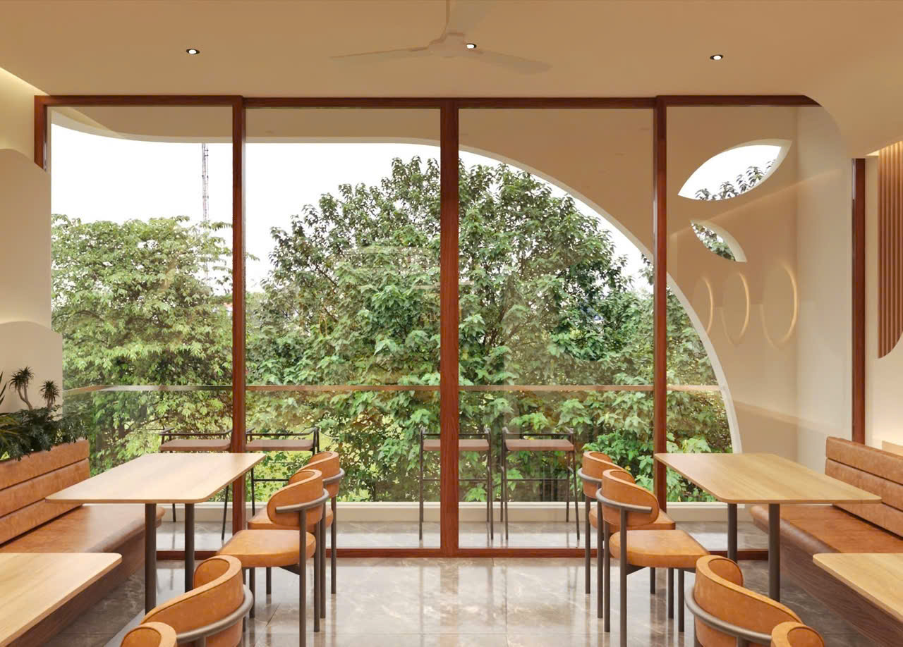 10 mẫu Thiết kế thi công Coffee chuyên nghiệp tại Hà Nội đẹp nhất 2026 - Oha Decor 6 Vat lieu thi cong cafe Ha Noi