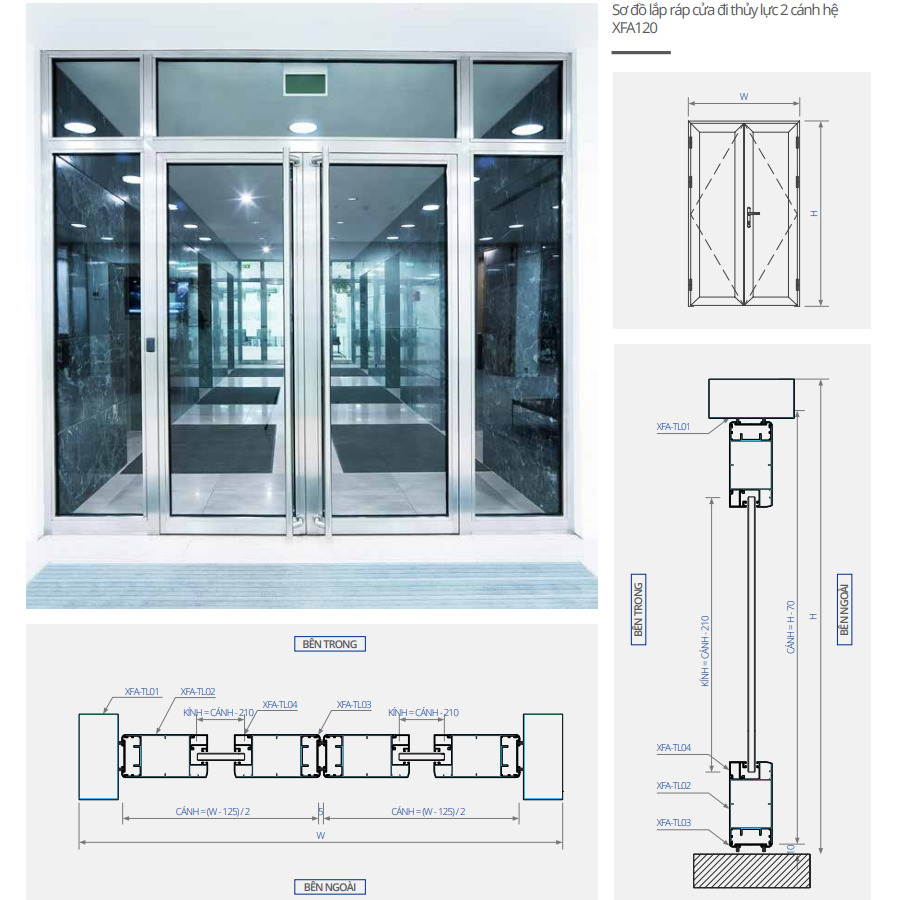Cửa nhôm kính Xingfa và cửa nhôm thông thường