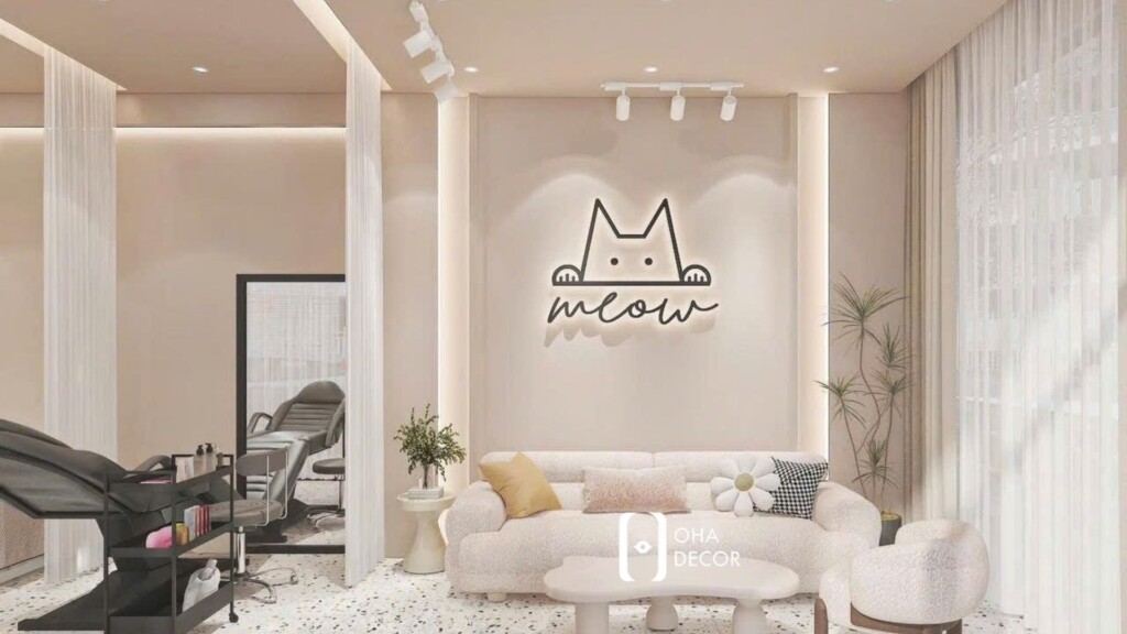 Thiết Kế Thi Công Quán Coffee OLA Quảng Bình – 3 Góc Check-in Đẹp Nhất 2026 2 thi công Quán Coffee OLA Quảng Bình