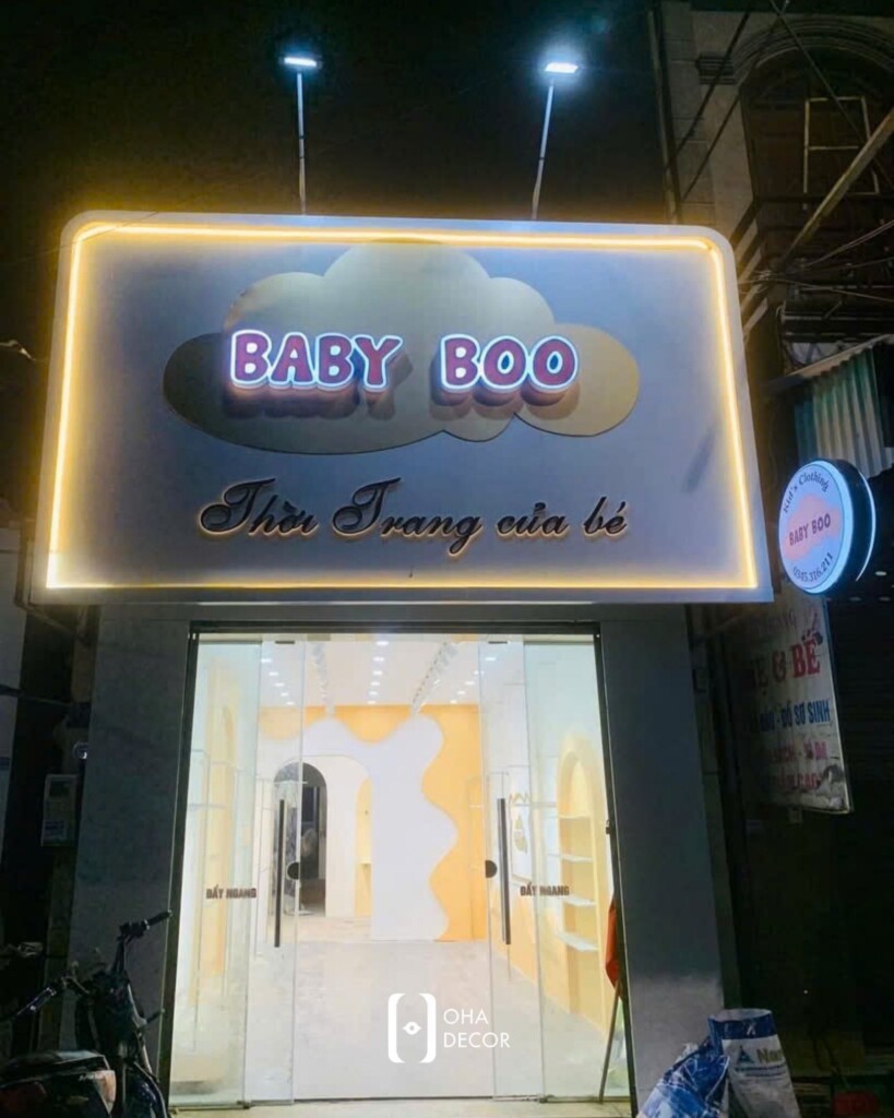 thi công Store Quần Áo Trẻ Em Hà Nội