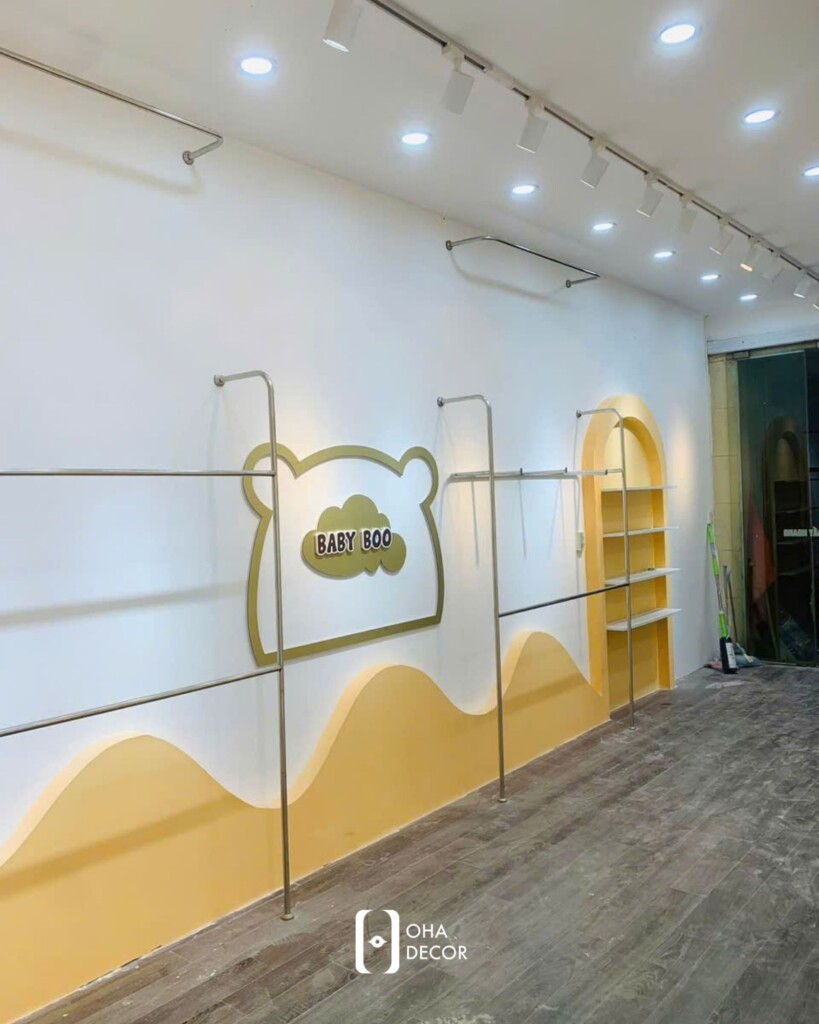 thi công Store Quần Áo Trẻ Em Hà Nội