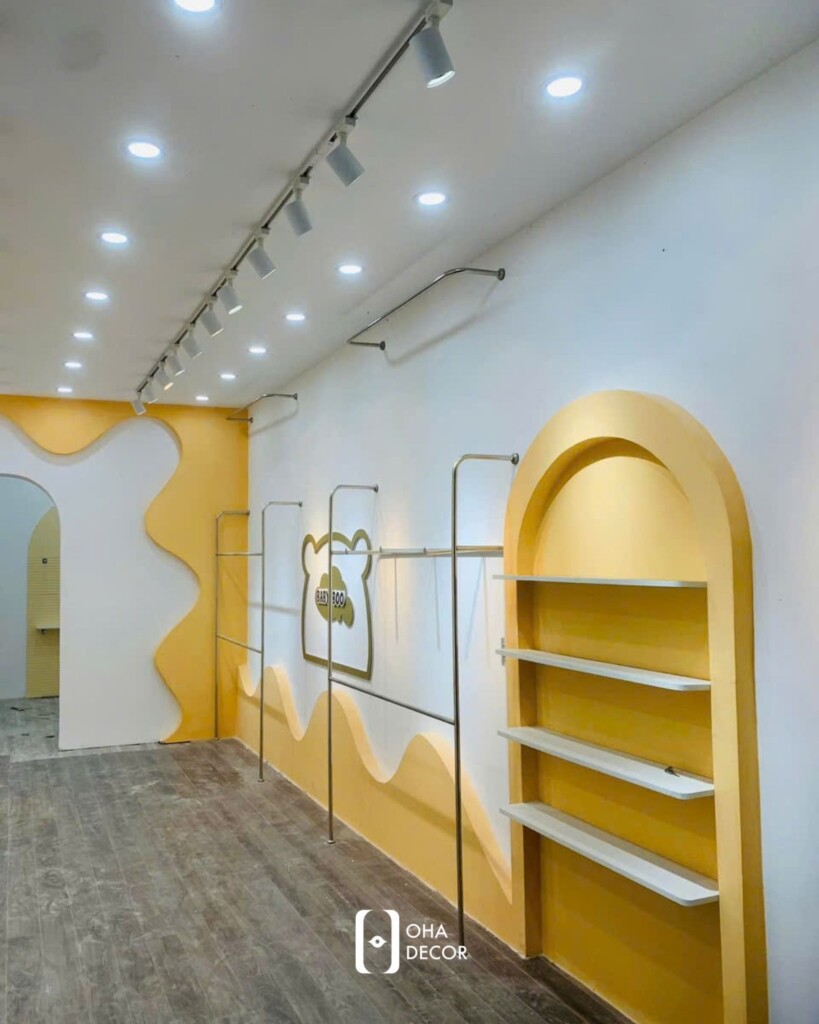 thi công Store Quần Áo Trẻ Em Hà Nội