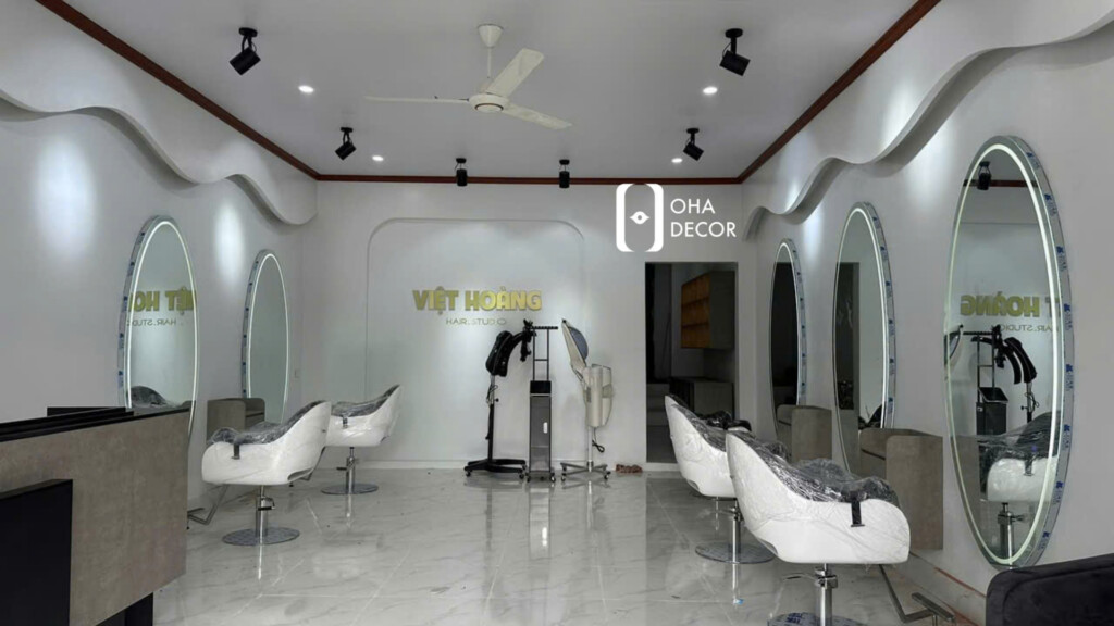 Thi công thiết kế Việt Hoàng Hair Salon Huế