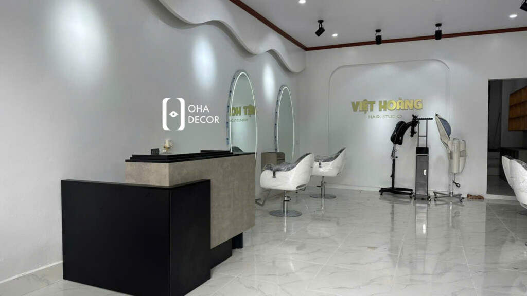Thi công thiết kế Việt Hoàng Hair Salon Huế
