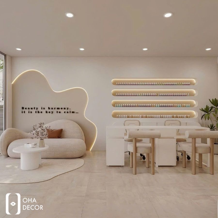 Dự án Thiết kế thi công Đậu nail tại Huế – Không gian làm đẹp hiện đại và tinh tế 2026 7 thiết kế thi công đậu nail tại huế