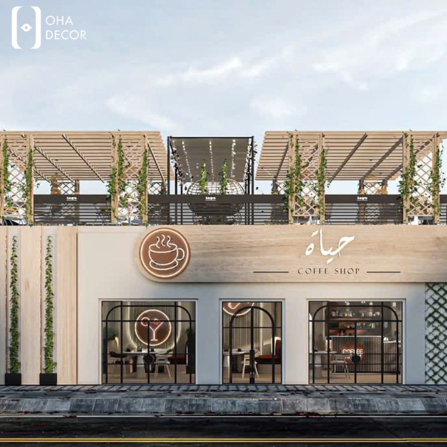 Dự Án Thiết Kế Thi Công Quán Coffee Hiện Đại Huế Đẹp Ấn Tượng 2026 1 Thiết kế thi công quán Coffee hiện đại