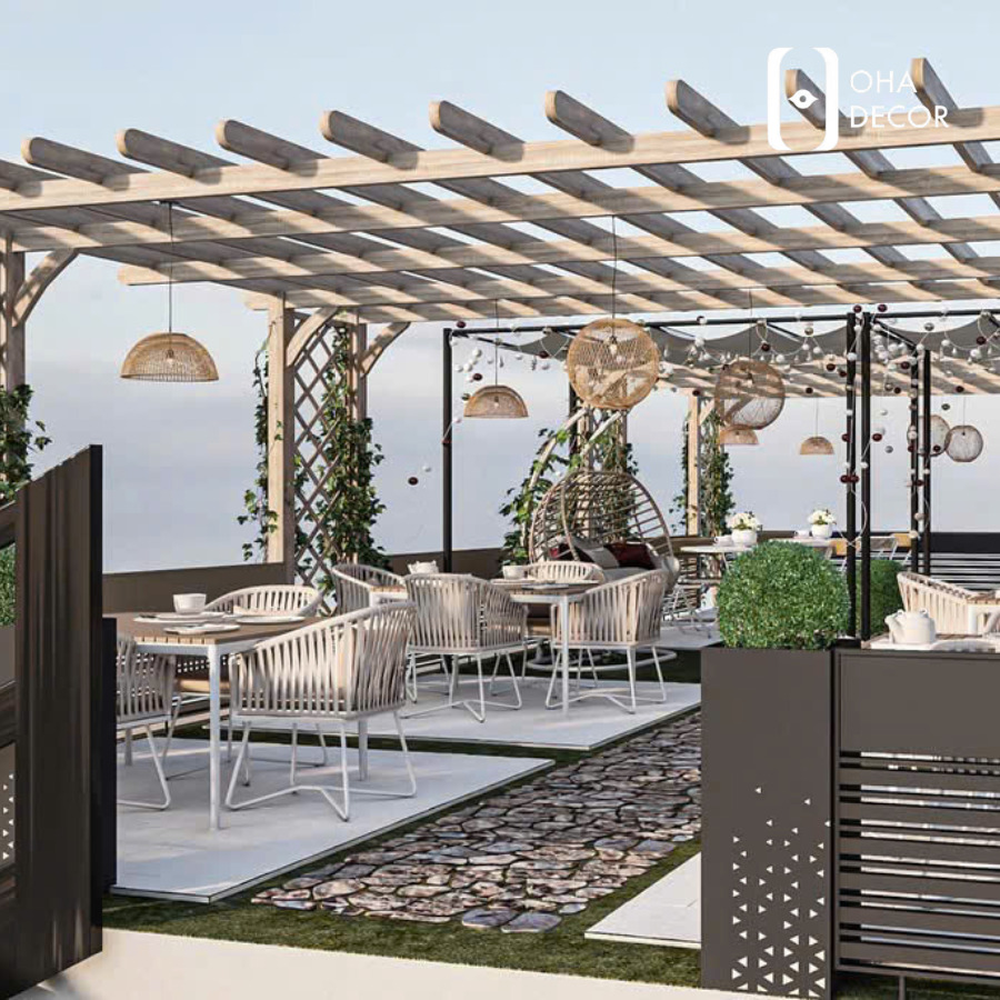 Dự Án Thiết Kế Thi Công Quán Coffee Hiện Đại Huế Đẹp Ấn Tượng 2026 5 Thiết kế thi công quán Coffee hiện đại