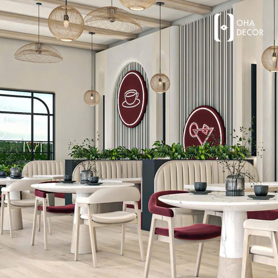 Dự Án Thiết Kế Thi Công Quán Coffee Hiện Đại Huế Đẹp Ấn Tượng 2026 6 Thiết kế thi công quán Coffee hiện đại