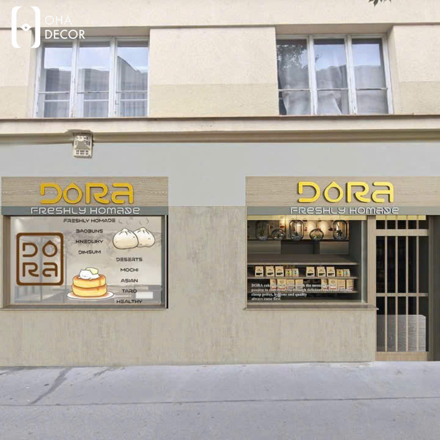 Mẫu Thiết Kế Thi Công Tiệm Bánh Hà Nội Đẹp Hiện Đại Thu Hút Khách 2026 1 Thiết kế thi công tiệm bánh