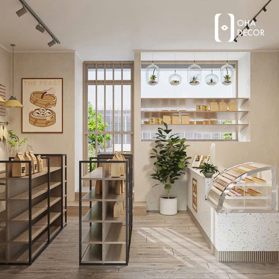 Mẫu Thiết Kế Thi Công Tiệm Bánh Hà Nội Đẹp Hiện Đại Thu Hút Khách 2026 4 Thiết kế thi công tiệm bánh