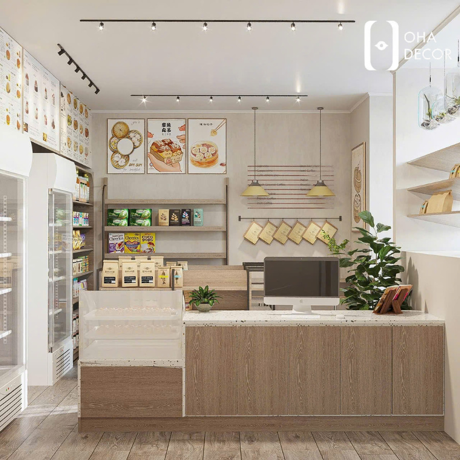 Mẫu Thiết Kế Thi Công Tiệm Bánh Hà Nội Đẹp Hiện Đại Thu Hút Khách 2026 2 Thiết kế thi công tiệm bánh