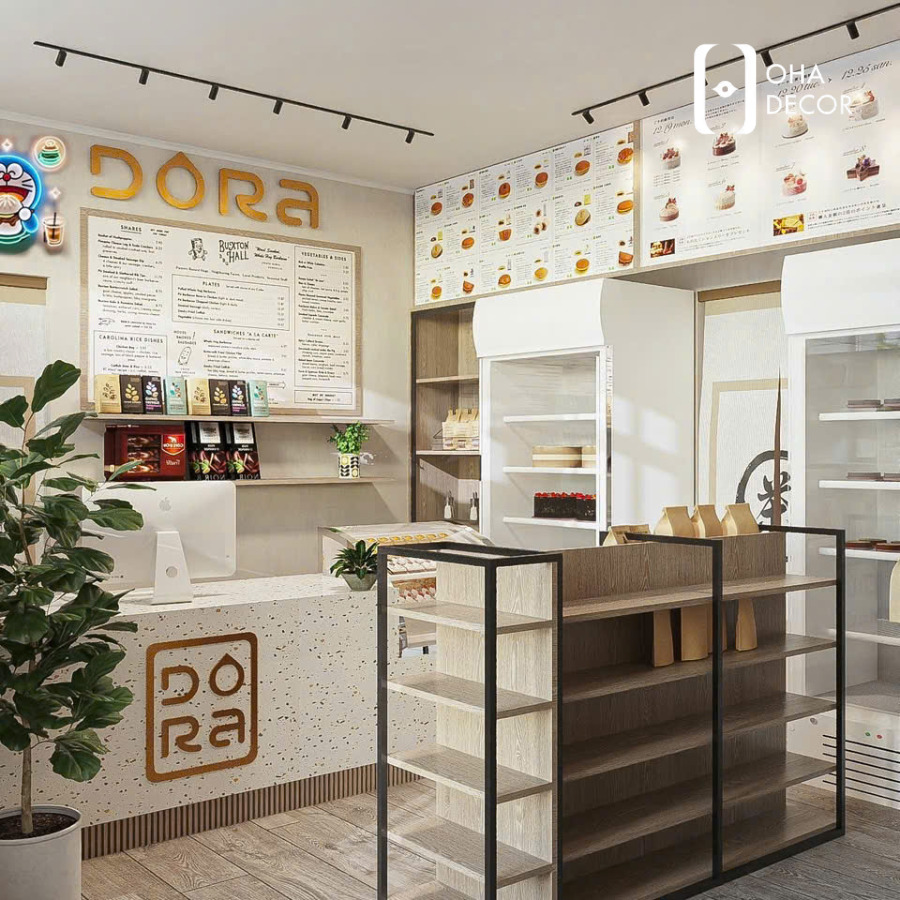 Mẫu Thiết Kế Thi Công Tiệm Bánh Hà Nội Đẹp Hiện Đại Thu Hút Khách 2026 6 Thiết kế thi công tiệm bánh