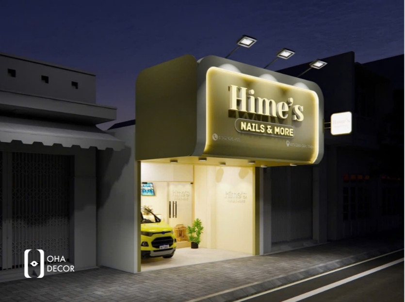 thiết kế thi công tiệm nail hiện đại Đà Nẵng chuyên nghiệp