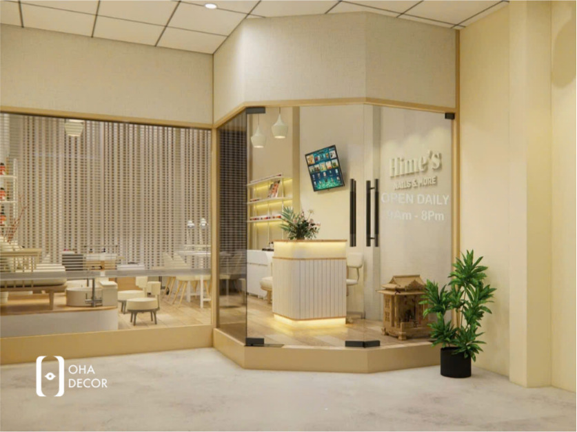 Thiết kế thi công tiệm Nails hiện đại Đà Nẵng thu hút khách hàng 3 thiết kế thi công tiệm nail hiện đại Đà Nẵng chuyên nghiệp