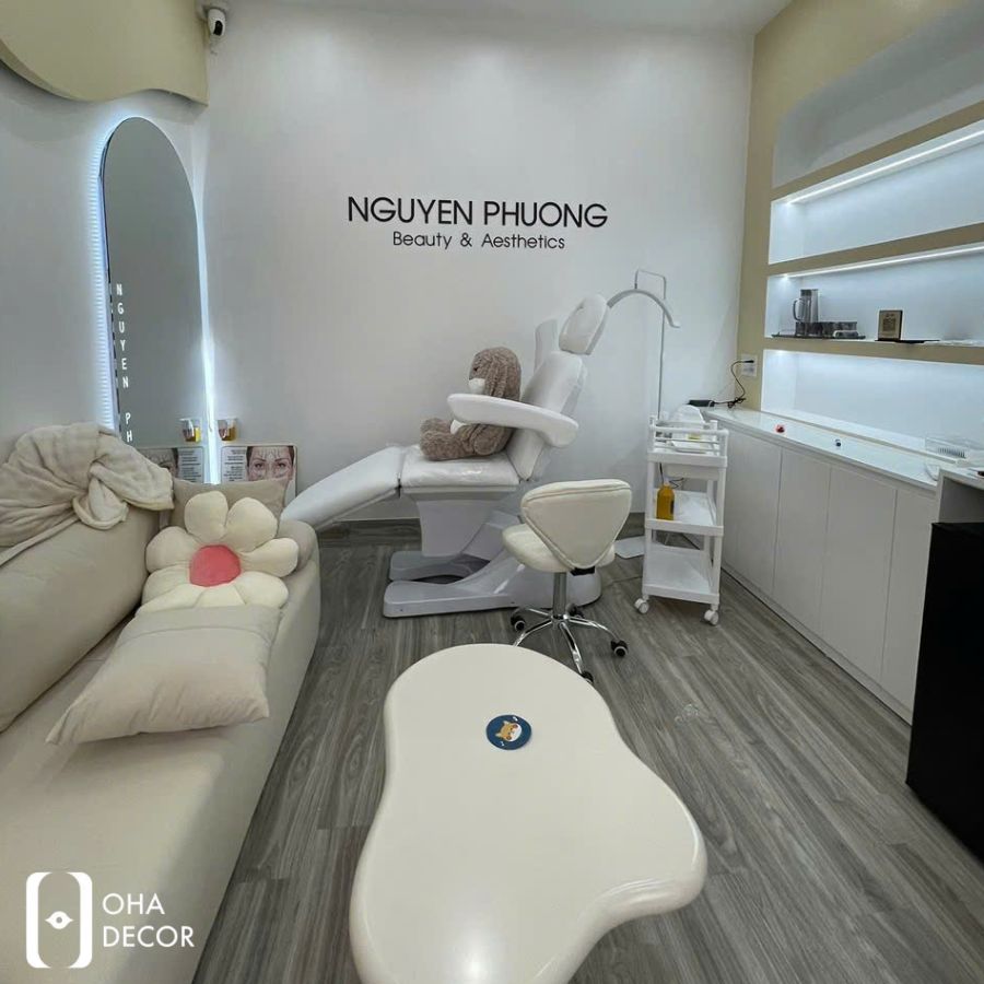 dự án thi công thiết kế nguyen phuong beauty hcm