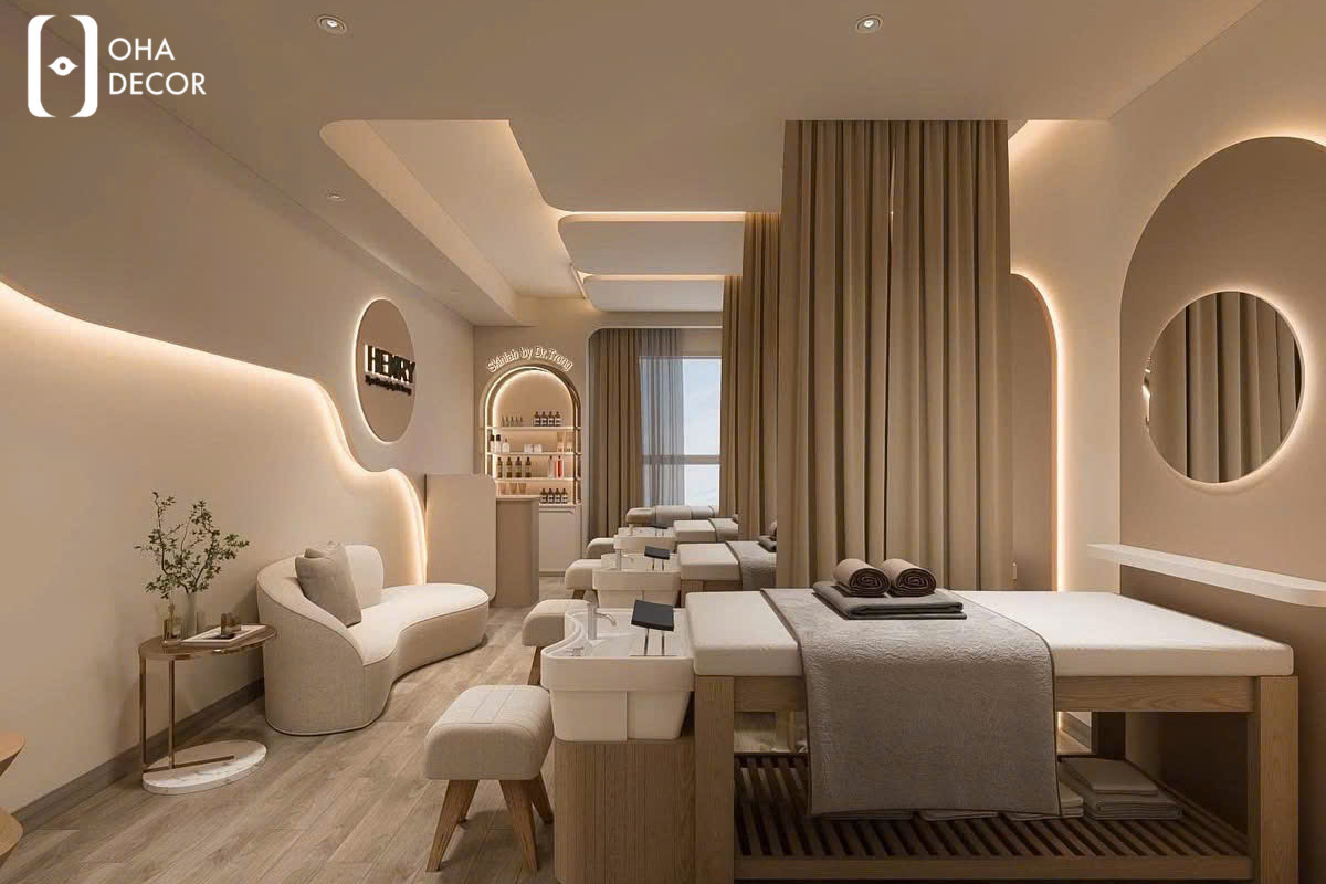 dự án thiết kế thi công henry spa đà nẵng