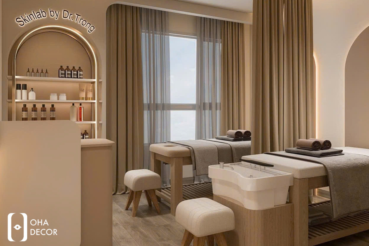 dự án thiết kế thi công henry spa đà nẵng