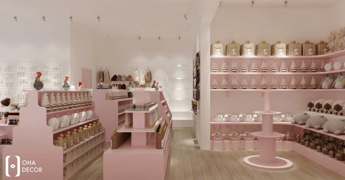 Dự Án Thiết Kế Thi Công Meow Phụ Kiện Quà Tặng HCM | Store Phụ Kiện Trẻ Trung Hiện Đại 2 dự án thiết kế thi công meow phụ kiện quà tặng hcm